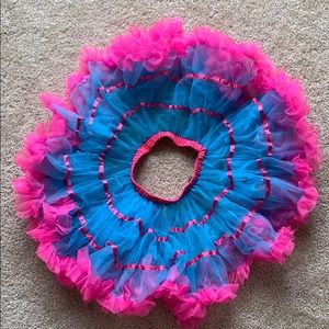 Pink and blue tutu costume